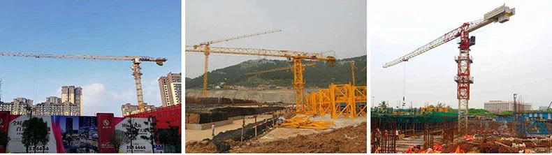 QTP 6013 -6 tons Flat Top Tower Crane